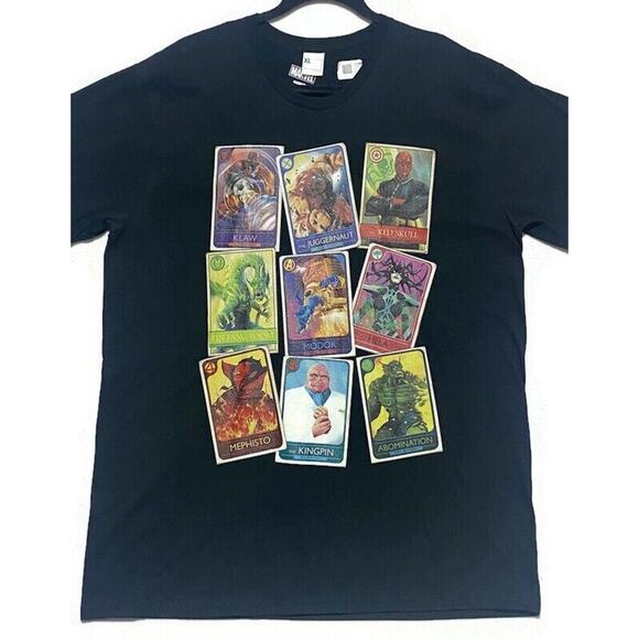 Marvel Graphic T-Shirt Men's XL Klaw Juggernaut Red Skull Modok Hela Mephisto - Picture 3 of 9